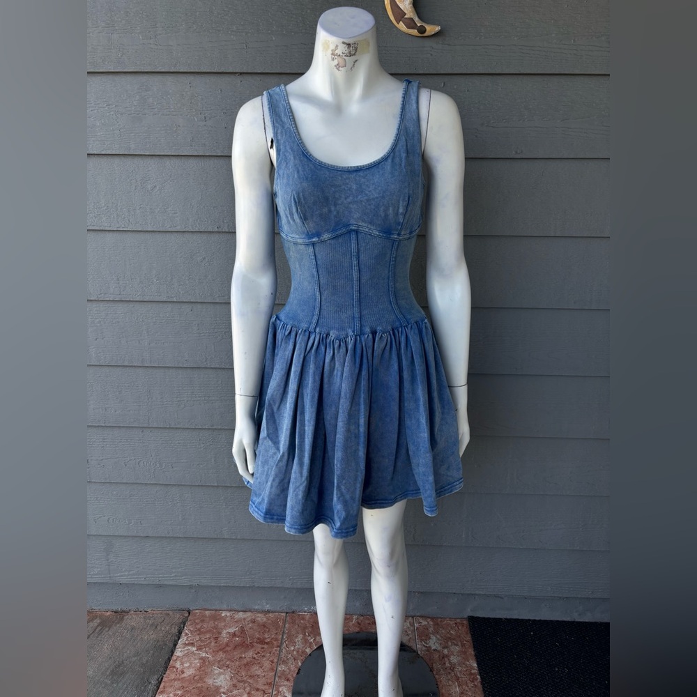 Hera Collection Denim Blue Mini Dress